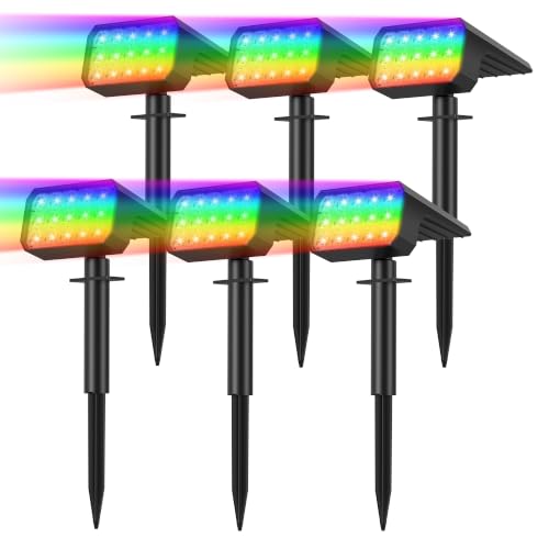 Solar Spot Lights Outdoor (6 Count)