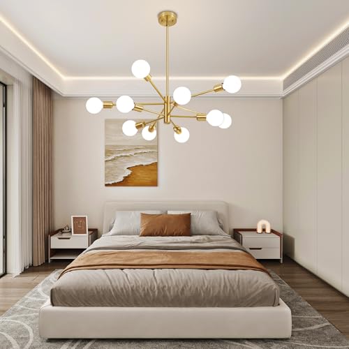 Chandeliers for Dining Room Gold 10