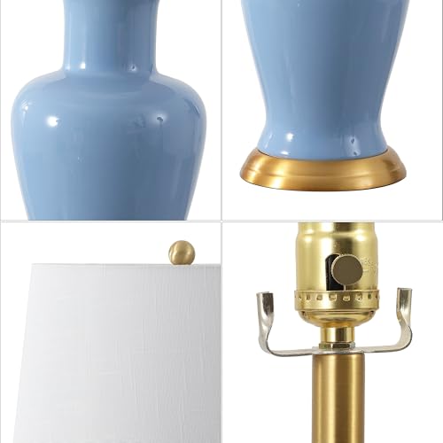 Julian Classic Ceramic Urn Metal LED Table Lamp 29"