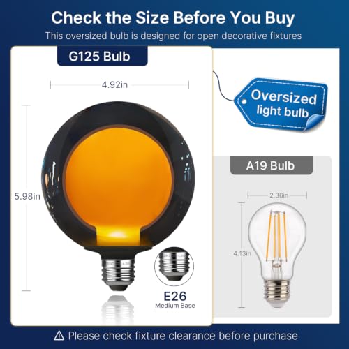 G125 Decorative Large Globe LED Bulb