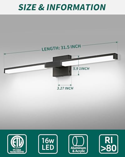 Modern Bathroom Light Fixtures Over Mirror