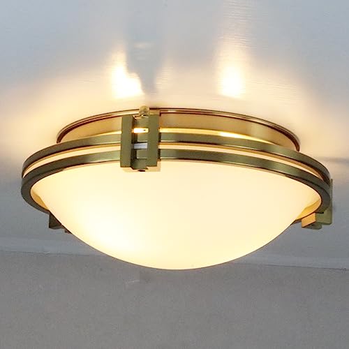 Modern Gold Flush Mount Ceiling Light