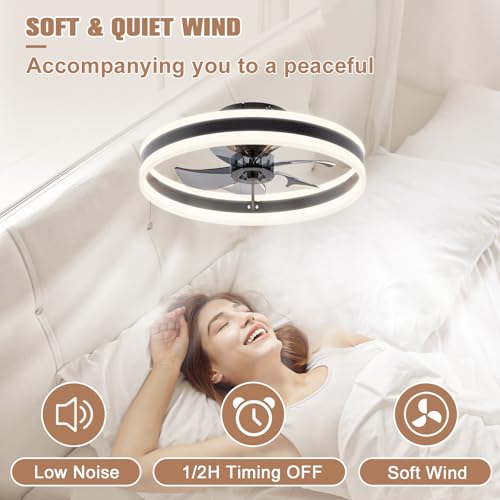 Fandelier Ceiling Fans with Lights and Remote