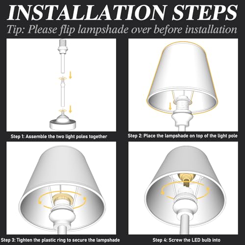 2 Pack Cordless Table Lamps