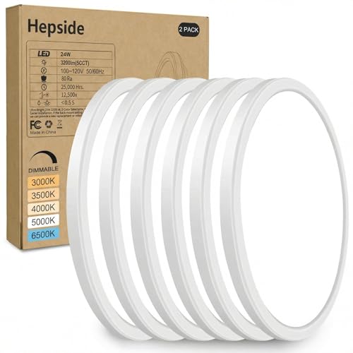 6Pack 12Inch LED Flush Mount Ceiling Light