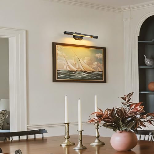 Black Vintage Picture Light Hardwired
