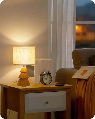 Wood Table Lamp