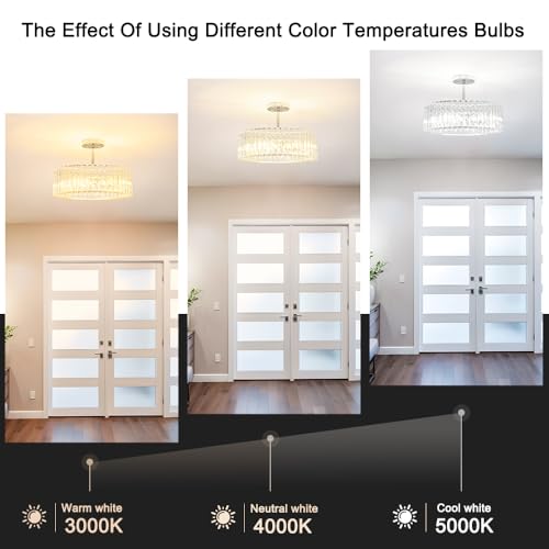 Modern Crystal Ceiling Light Fixture