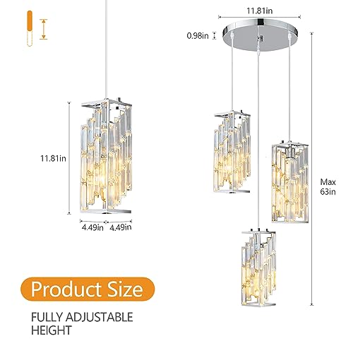 Chrome Pendant Lighting Modern Pendant Light