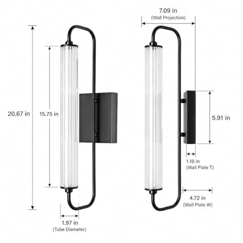 Black Wall Sconce