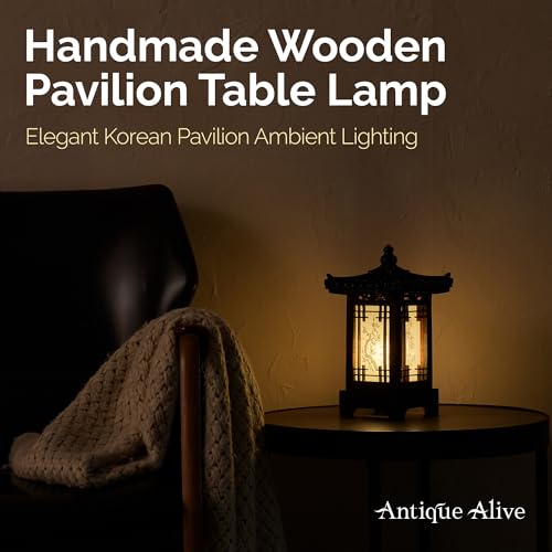 Traditional Korean Wood Lamp