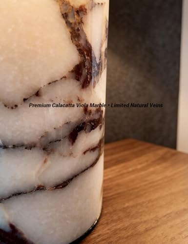 Marble Lamp 10 Inch Natural Stone Modern Luxury Decor Lamp