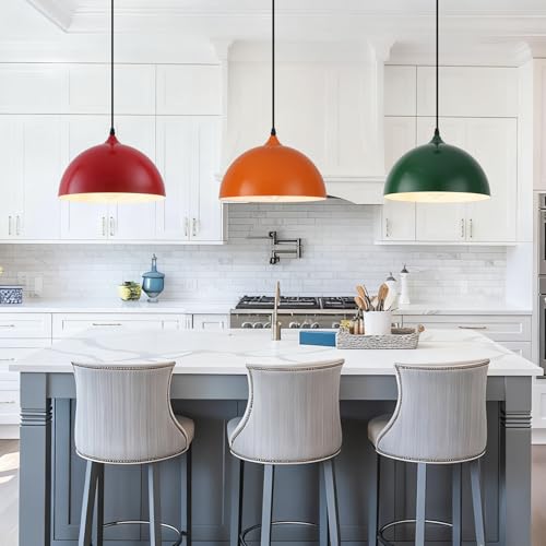 Colorful Pendant Lights (3 Count)