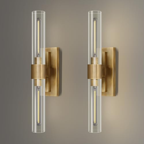 Brass Wall Sconces Set of Two (2 Count)