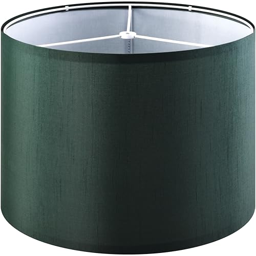 Dark Green Lamp Shade Set of 1 Large