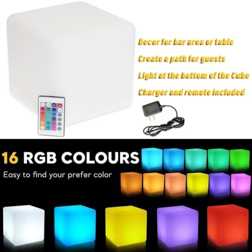 Waterproof Cube Lights LED Cube Floor Lamp w