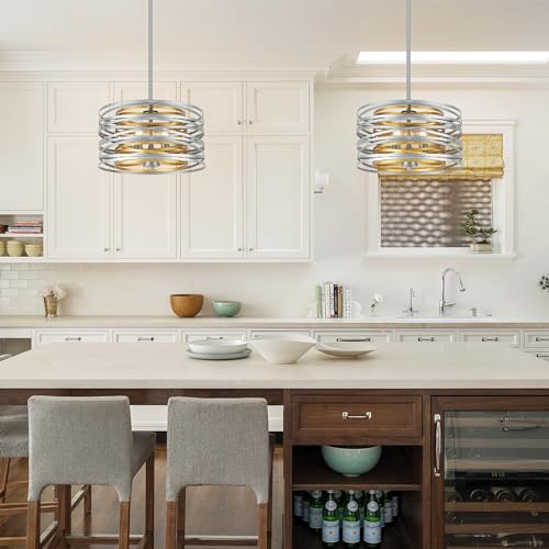 12.6'' Drum Pendant Light Fixture Hanging