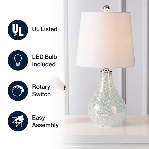Mona Coastal Mini LED Table Lamp 20" Bedside
