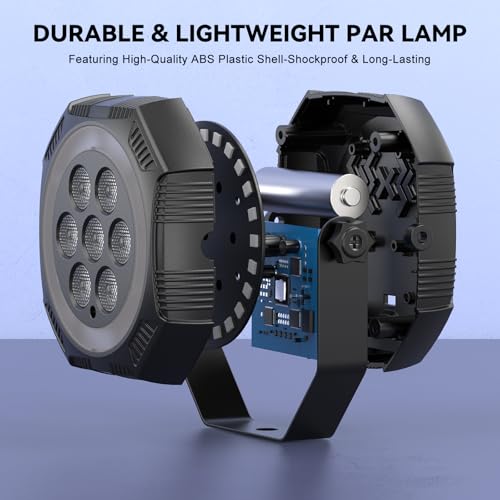 Battery Powered Uplights Mini RGB LED Stage Lights