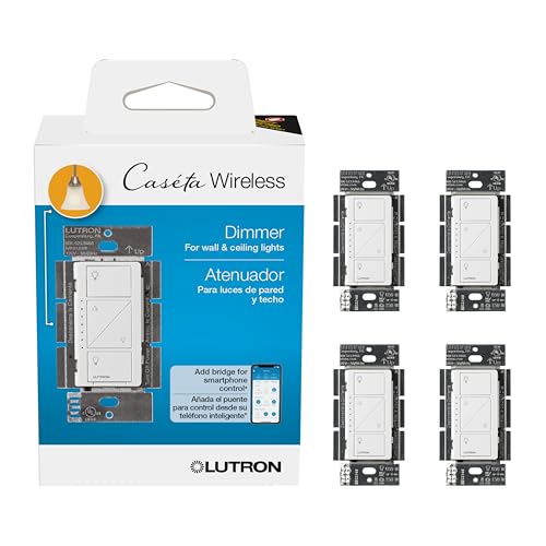 Caseta Smart Dimmer Switch (4 Count)