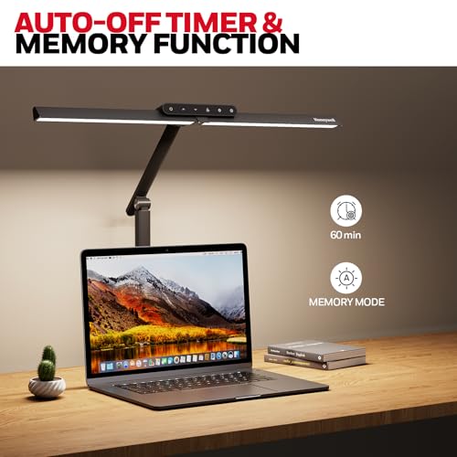 HJ1 Sunturalux LED Clamp Desk Lamp 1200LM for Home Office