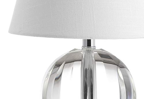 Goddard 16" Crystal Ball Orb Metal LED Table Lamp