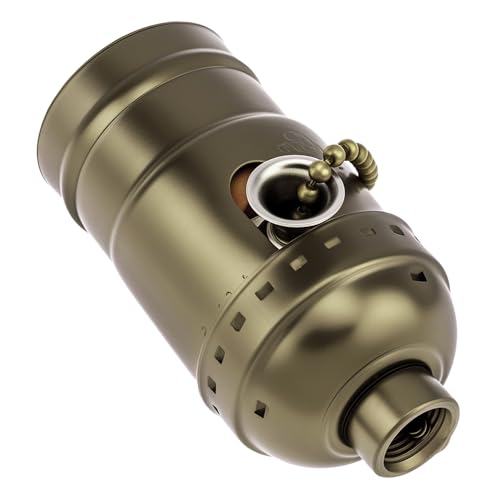 E26 Lamp Socket Replacement with Pull Chain Switch