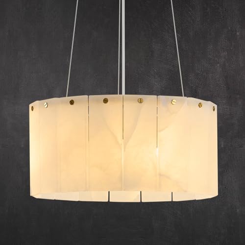 11.8" Small Alabaster Chandelier
