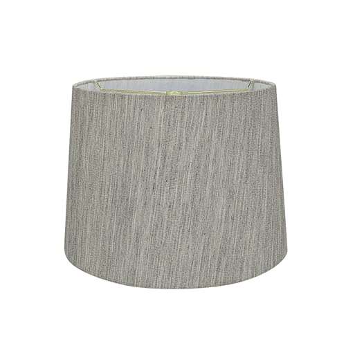 32951 Transitional Hardback Empire Shaped Spider Construction Lamp Shade in Light Grey