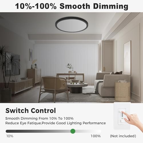 1Pack LED Flush Mount Ceiling Light
