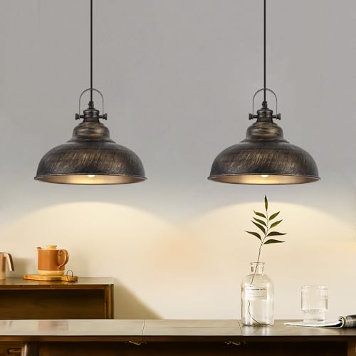 Gold Pendant Lights Kitchen Island (2 Count)