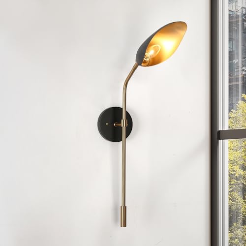 Black and Gold Wall Sconce