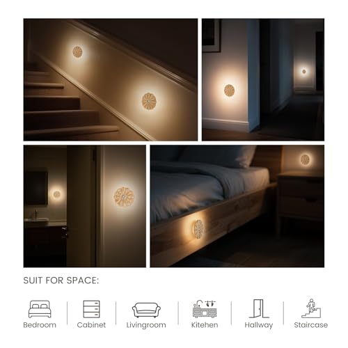 Flower Night Light with Motion Sensor (2 Count)