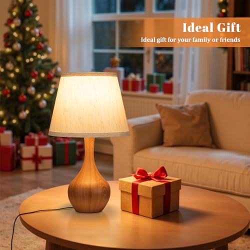16.1" Touch Table Lamp for Nightstand (2 Count)