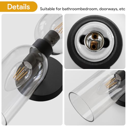 Black Wall Sconces Set of Two (2 Count)