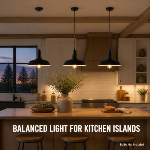 3 Pack Farmhouse Pendant Lights
