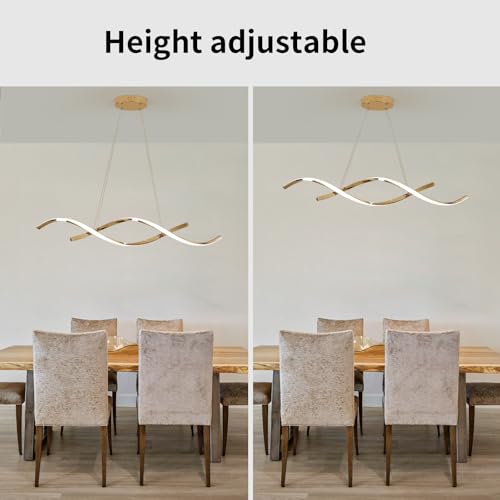 Gold Chandeliers Dining Room Over Table