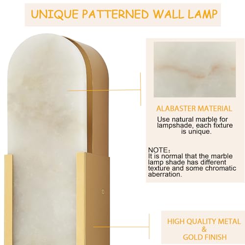 Modern Gold Wall Sconces for Living Room