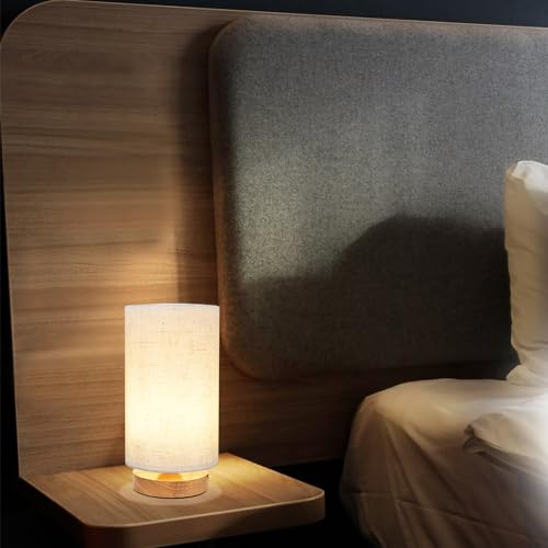 Small Bedside Table Lamp for Bedroom set of 2 (2 Count)