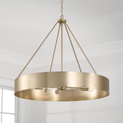 Capital Lighting 453041MA Weller Modern Metal Cylindrical Chandelier