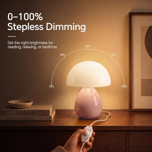 Mushroom Lamp Table Lamp for Bedroom