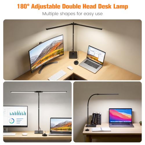 Desk Lamp for Home Office (Black)