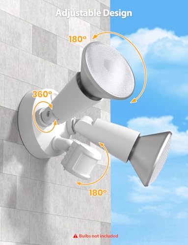 2 Pack Motion Sensor Outdoor Lights (2 Count)