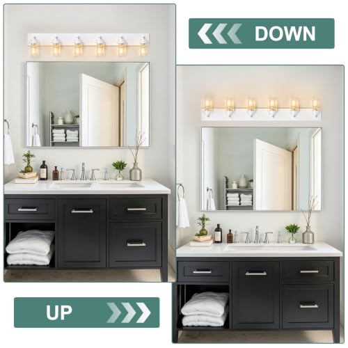 Bathroom Light Fixture White