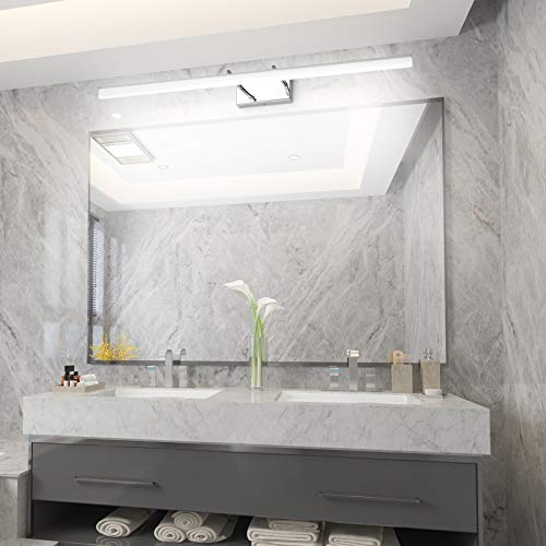 40 inch Modern LED Vanity Lights Adjustable Bathroom Light Fixtures Over Mirror Chrome Vanity Lighting 5500K