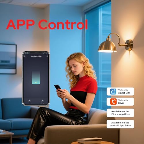 Smart Wi Fi Light Bulb Socket Adapter