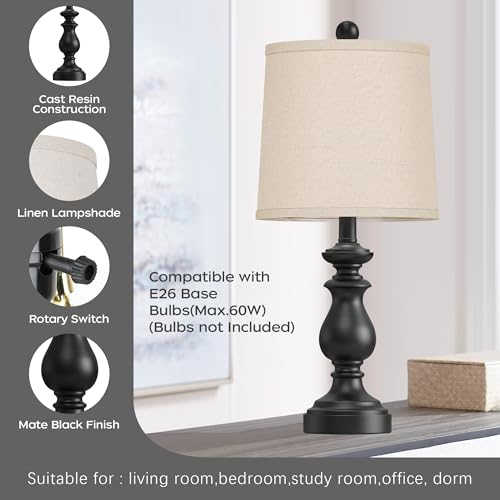 Traditional Table Lamp Set of 2 (2 Count)