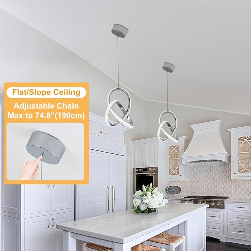 Spiral LED Pendant Light