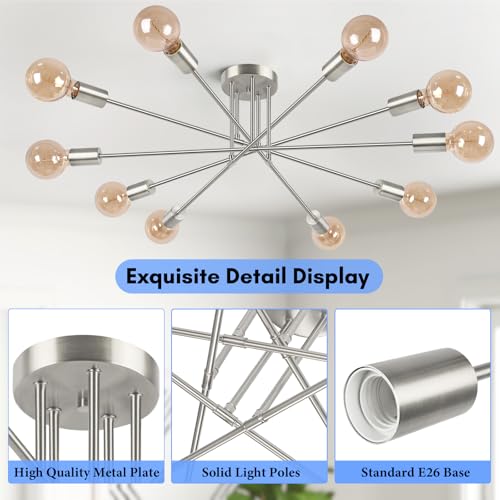 Semi Flush Mount Ceiling Light Fixture