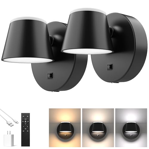 Battery Operated Wall Lights Set of Two (2 Count)